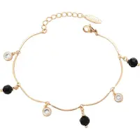 NAEMI Women Bracelet in Rose Gold Black | Gr.: onesize