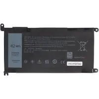 AccuCell Akku passend für Dell Latitude 3379, Li-Polymer, 11,4V, 3680mAh, 42Wh