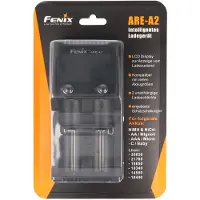 Fenix Ladegerät ARE-A2 für zwei Stück 10440, 14500, 16340, 18650, 26650, 21700 Akkus