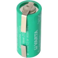 Varta CR2/3AA Lithium Batterie, 6237 mit Lötfahne U-Form, 6237301301