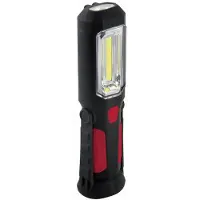 Velamp TRANSFORMER, Arbeitsleuchte 8+1 SMD LED, mit Haken, Magnet und Standfuß, Lieferung ohne Batterien