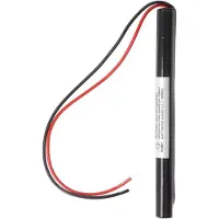AccuCell Notleuchtenakku NiMH 3,6V 600mAh L1x3 Micro AAA mit 200mm Kabel