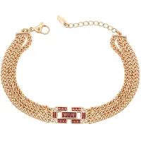 NAEMI Women Bracelet in Rose Gold Orange | Gr.: onesize