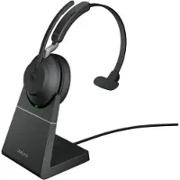 Jabra Evolve2 65 UC Mono Headset schwarz BT USB-A + Ladestation