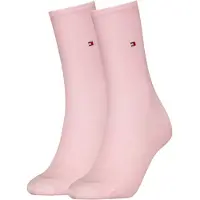 Tommy Hilfiger Socken "TH WOMEN SOCK CASUAL 2P" 2 Paar, 2 Paar tlg. mit flacher Zehennaht