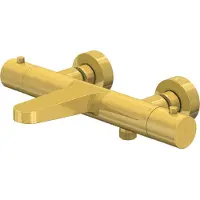 Steinberg Serie 340 Aufputzthermostat, Ausladung 194mm, Temperatur- und Mengenregulierung, für Wanne, 3403100BG