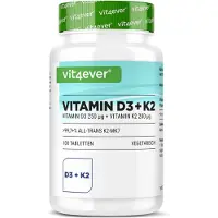 Vit4ever Vitamin D3 10.000 I.e. + K2 200 mcg 24 g Tabletten