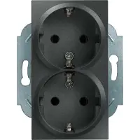 Siemens Steckdose 2f carb glz UP m.BS IP20 ZP 5UB2212-5