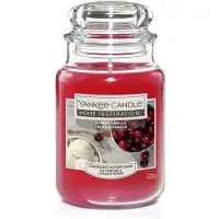 Yankee candle Duftkerze Großes Glas Cherry Vanilla 538 g, rot GLO660209882