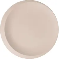 Villeroy & Boch Servierplatte "Präsentationsplatte NewMoon ø 36,8 cm beige", beige, L:36,8cm, Porzellan, Servierplatten, Servierplatte