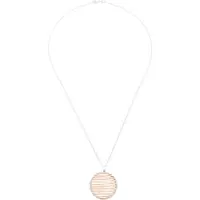 Orphelia Damen-Kette aus 925er Sterlingsilber mit Anhänger – Silber/Rose ZK-7180/1