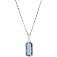 Orphelia 'Malaga' Damen-Anhänger aus 925er Sterlingsilber mit Kette – Silber ZH-7573