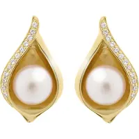 Orphelia 'Sophia' Ohrstecker für Damen, 925 Sterlingsilber, Gold ZO-7234/G