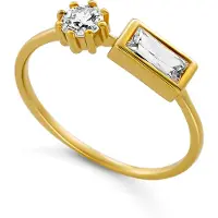 Orphelia 'Madelyn' Damen-Ring aus 925er Sterlingsilber – Gold ZR-7583/G