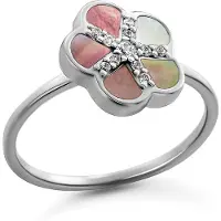 Orphelia 'Daisy' Damen-Ring aus 925er Sterlingsilber – Silber ZR-7585
