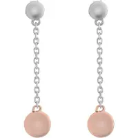 Orphelia 'Aurelie' Damen Ohrhänger aus 925 Sterling Silber - Silber/Rosé ZO-7385