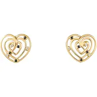 Orphelia 'Euphoria' Ohrstecker für Damen, 925 Sterlingsilber, Gold ZO-7522/G