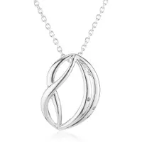 Orphelia Damen-Kette aus 925er Sterlingsilber mit Anhänger – Silber ZH-4641
