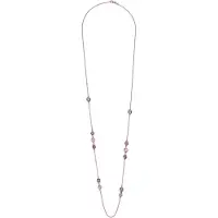 Orphelia 'Fawn' Damen 925er Sterlingsilber Halskette - Rose ZK-7410