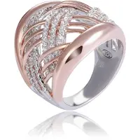 Orphelia Damen-Ring Sterling-Silber 925 – Silber/Rosé ZR-7447