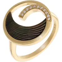 Orphelia Damen-Ring Sterling-Silber 925 – Gold zr-7371