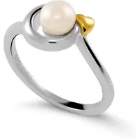 Orphelia 'Mathilde' Damen-Ring aus 925er Sterlingsilber – Silber/Gold ZR-7510/G
