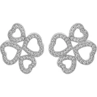Orphelia 'Rilla' Damen 925 Sterling Silber Stud Ohrringe - Silber ZO-7356