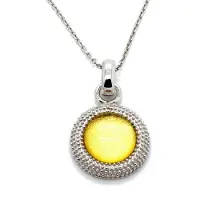 Orphelia Damen-Kette aus 925er Sterlingsilber mit Anhänger – Silber ZH-6041/2