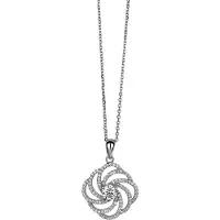 Orphelia Damen-Kette aus 925er Sterlingsilber mit Anhänger – Silber ZH-4800