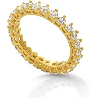Orphelia 'Paris' Damen-Ring aus 925er Sterlingsilber – Gold ZR-7540/G