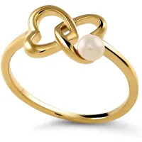 Orphelia 'Lili' Damen-Ring aus 925er Sterlingsilber – Gold ZR-7513/G