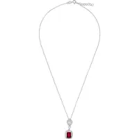 Orphelia 'Enora' Damenkette aus 925 Sterling Silber mit Anhänger - Silber ZH-7426/RU