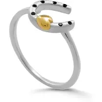 Orphelia 'Aurora' Damen-Ring aus 925er Sterlingsilber – Silber/Gold ZR-7525