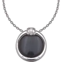 Orphelia Damen-Kette aus 925er Sterlingsilber mit Anhänger – Silber ZH-4560