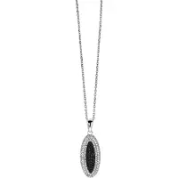 Orphelia Damen-Kette aus 925er Sterlingsilber mit Anhänger – Silber ZH-4799