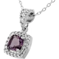 Orphelia 'Faustine' Damenkette mit Anhänger aus 925er Sterlingsilber – Silber ZH-7199/LA