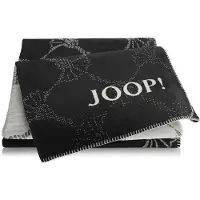 JOOP! JOOP Wohndecke Cornflower 150x200 cm | schwarz - schwarz