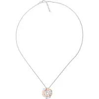 Orphelia 'Ivory' Damen-Kette mit Anhänger aus 925er Sterlingsilber – Silber/Rosé ZH-7091/1