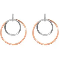 Orphelia 'Margot' Tropfenohrringe aus 925er Sterlingsilber für Damen - Silber/Rosé ZO-7387