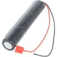 AccuCell Notleuchtenakku NiCd 3,6V 4500mAh L1x3 Mono D mit losen Kabelenden, ohne Stecker
