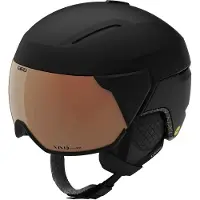 Giro Skihelm Aria Spherical Unisex Matte Black/Vivid Copper-55,5 - 59 cm