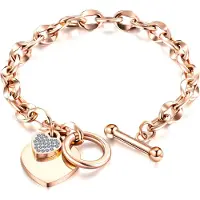 Collezione alessandro Armband "Strassherz"