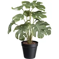 Creativ Green Künstliche Zimmerpflanze "Splitphilodendron" mit schönen Blättern