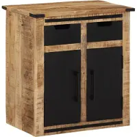 vidaXL Sideboard mit 2 Schubladen 55x35x60 cm Massivholz Mango