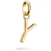 Thomas Sabo Charm-Anhänger Buchstabe Y Connect vergoldet