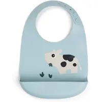 Done by Deer Silicone Dotti Lätzchen Blau Blau One Size