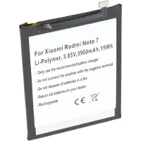 AccuCell Akku passend für Xiaomi Redmi Note 7, Li-Polymer, 3,85V, 3900mAh, 15Wh, built-in, ohne Werkzeug