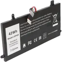 AccuCell Akku passend für Dell Latitude 5290, Li-Polymer, 7,6V 5500mAh, 42Wh, schwarz
