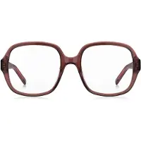 BOSS Brillenfassung aus braunem Acetat mit Double-B-Monogramm Grösse ONESI
