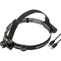 Brennenstuhl LED Stirnlampe SL 401 AF, 400 Lumen, Infrarot-Sensor, 50h Leuchtdauer, IP44, Schwarz